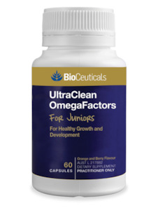 UltraClean OmegaFactors for Juniors 60 softgel Caps