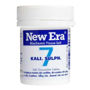 New Era No.7 Kali Sulph - The Healer.