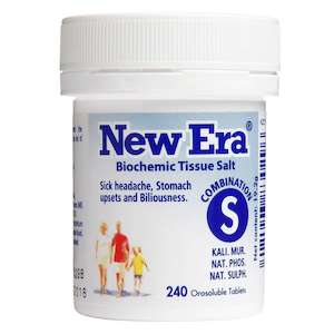 New Era Comb S - Sick Headache, Stomach Upsets & Biliousness.