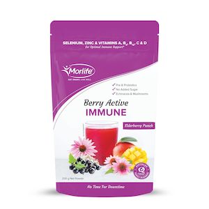 Morlife Berry Active Immune Powder 200g (Elderberry Punch)