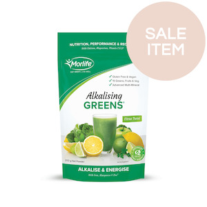 Sale: Morlife Alkalising Greens Powder 200g (Citrus Twist)*