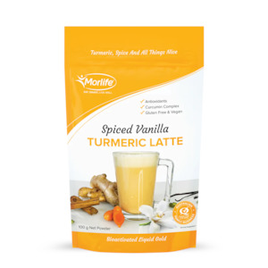 Morlife Spiced Vanilla Turmeric Latte Powder 100g