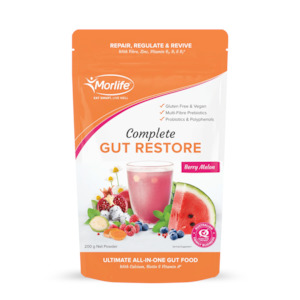 Morlife Complete Gut Restore Powder 200g (Berry Melon)