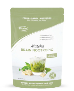 Morlife Matcha Brain Nootropic Powder (Creamy White Choc) 100g