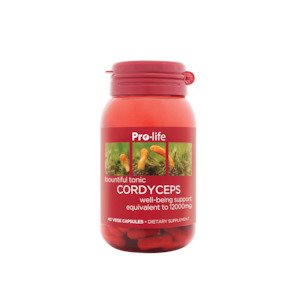 Pro-life Cordyceps 12000mg 45 Vege Capsules