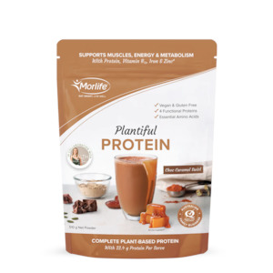 Morlife Plantiful Protein Powder 510g (Choc Caramel Swirl)