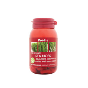 Pro-life Sea Moss 6000mg 60 Vege Capsules