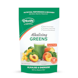 Morlife Alkalising Greens Powder (Tropical Crush)