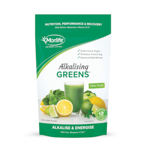 Morlife Alkalising Greens Powder (Citrus Twist)