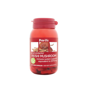 Pro-life Reishi Mushroom 60 Vege Capsules