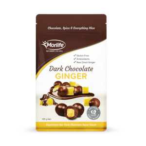 Morlife Dark Chocolate Coated Ginger