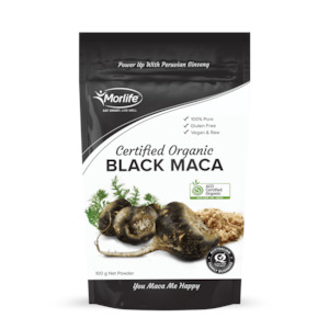 Morlife Black Maca Powder (Certified Organic)