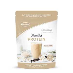 Morlife Plantiful Protein Powder 510g (Vanilla Fudge)