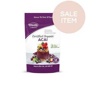 Morlife Acai Powder 80g (Certified Organic)*