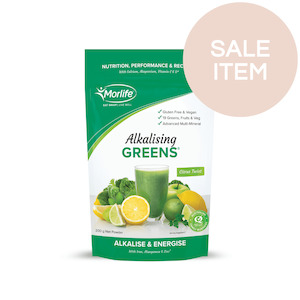 Morlife Alkalising Greens Powder 200g (Citrus Twist)*