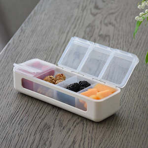 Melii Snackle Box, 4 Compartment