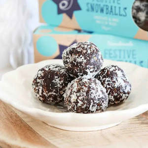 Molly Woppy, Festive Chocolate Date Snowballs (GF/DF/V), 125g