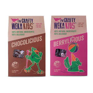 Internet only: The Crafty Weka, Kids Snack Bars, 150g