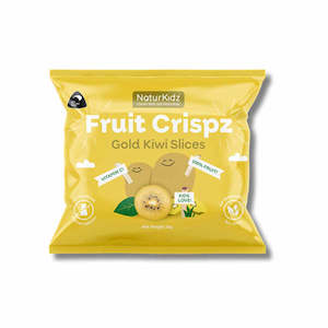 NaturKidz, NZ Fruit Crisps, Gold Kiwifruit Slices (GF/DF), 10g