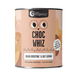 Nutra Organics, Choc Whiz (GF), 250g