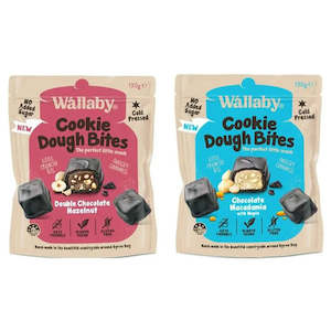 Wallaby, Cookie Dough Bites Chocolate Bites (GF/V), 130g