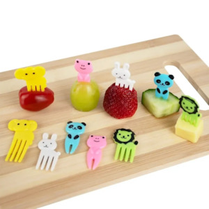 (10pc) Food Picks, Elephant