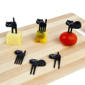 (6pc) Food Picks, Cats