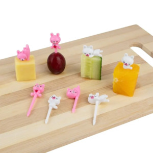 (8pc) 3D Food Picks, Bunny