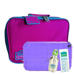 Go Green Lunchbox Set, Pretty n Pink