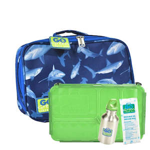 Go Green Lunchbox Set, Shark Frenzy