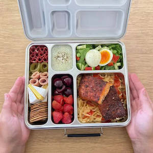 Nestling Stainless Steel JUMBO Bento Box with Silicone Seal