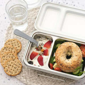 Nestling DUO Stainless Steel Bento Box with Silicone Seal