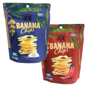 Banana Joe Probiotic Chips, Sea Salt/Sweet Chili (GF/DF/V), 47g