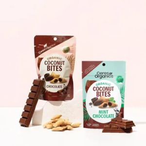 Ceres Organics, Chocolate Filled Coconut Bites (GF/DF), 60g