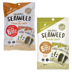 Ceres Organics, Organic Seaweed Snack, Multipack (GF/DF), 8x2g