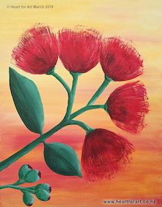 POHUTUKAWA Painting Tutorial