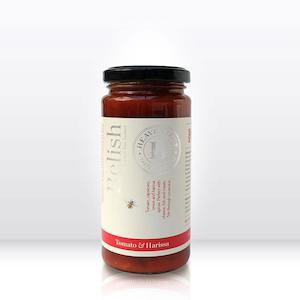 Relishes Mustards: Tomato & Harissa Relish 220g