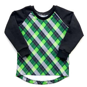 Infant clothing: Checked Crew