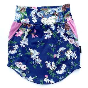 Infant clothing: Skirt - Navy Floral