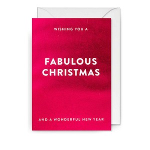 Wishing You A Fabulous Christmas