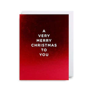 Cards: A Very Merry Christmas To You