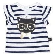 Baby: Huxbaby Sailor Cat Frill Top