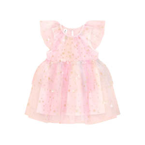 Hux Baby: Starry Rainbow Frill Tulle Dress