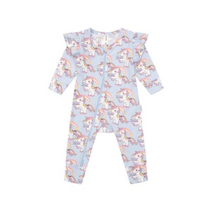 Rainbow Unicorn Frill Romper