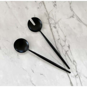 Nel Lusso: Nero Salad Servers