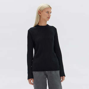 Adria Wool Cashmere Knit Long Sleeve Top