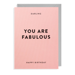 Darling You Are Fabulous Happy  Birthday