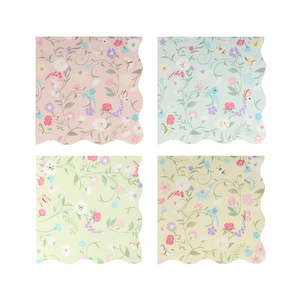 Laduree Floral Napkin