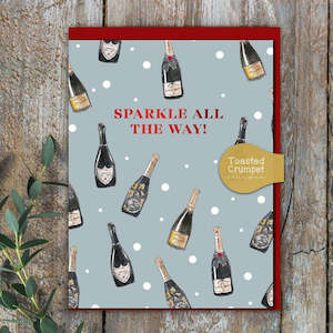 Sparkle All The Way Mini Card