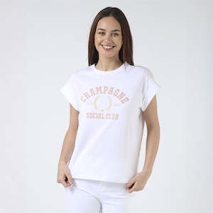 Stella Gemma: Cuff sleeve T-shirt